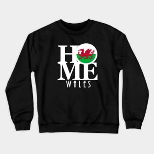 HOME Wales (white text) Crewneck Sweatshirt